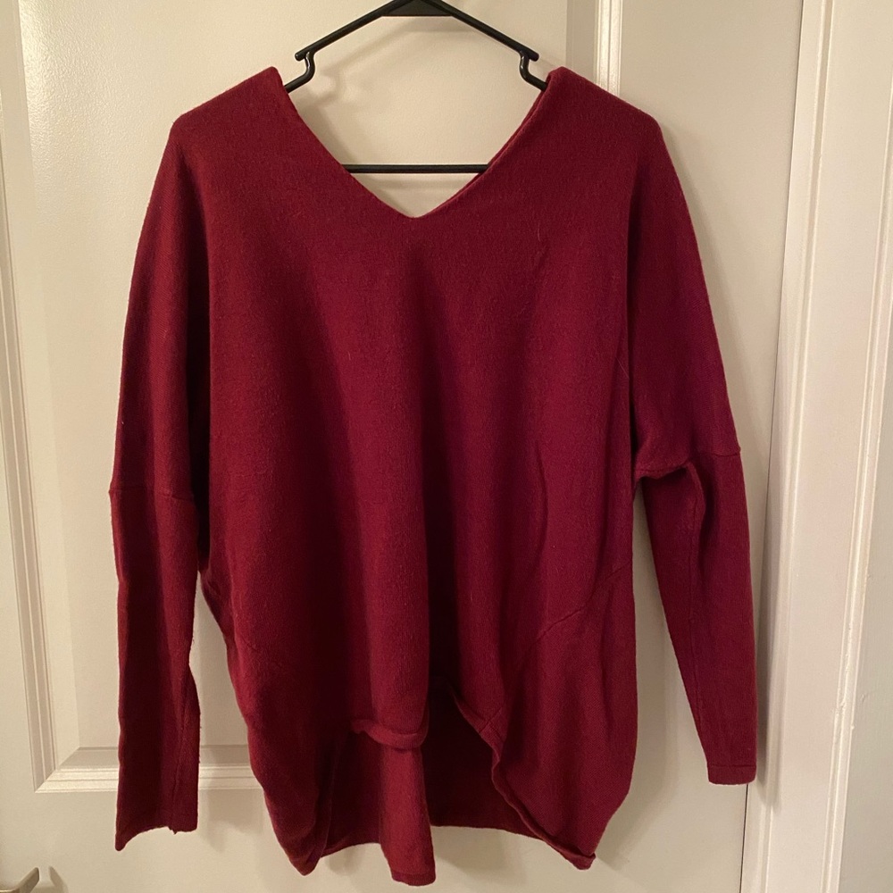 Maroon Sweater (size: M/L)